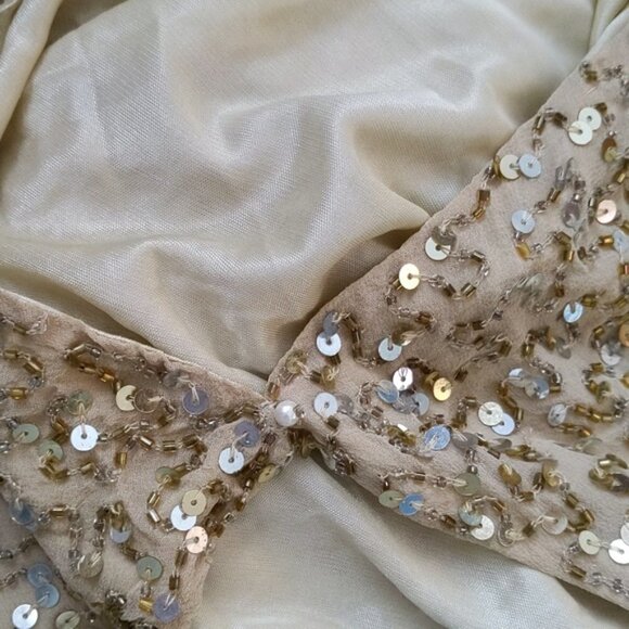 Aidan Mattox Gold Sequin Dress - Picture 4 of 6